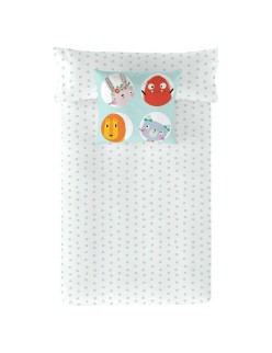 Nordic cover Lemon Ribbon Points Single 150 x 220 cm Reversible