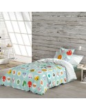 Copripiumino Lemon Ribbon Points Singolo 150 x 220 cm Reversibile