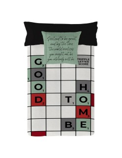 Copripiumino Naturals Scrabble Osimano 260 x 220 cm