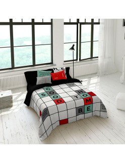 Copripiumino Naturals Scrabble Osimano 260 x 220 cm