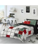 Copripiumino Naturals Scrabble Osimano 260 x 220 cm
