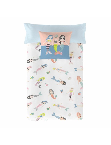 Copripiumino Naturals Mermaids Singolo 180 x 220 cm