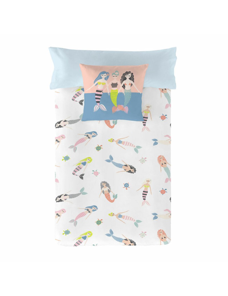 Copripiumino Naturals Mermaids Singolo 150 x 220 cm