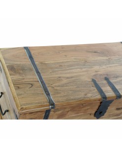 Arcón DKD Home Decor Natural Colonial Acacia 90 x 40 x 40 cm