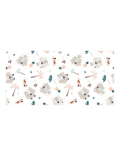 Sábana Encimera para Cuna Cool Kids Wild And Free B 100 x 130 cm