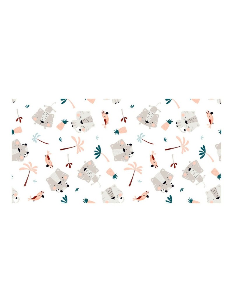 Cot Flat Sheet Cool Kids Wild And Free B 100 x 130 cm