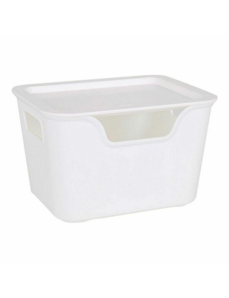 Storage Box with Lid Bella Anthracite (18 x 14 x 11 cm)