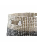 Set di Cestini DKD Home Decor Naturale Grigio Erba di mare (3 pcs) (37 x 37 x 40 cm)