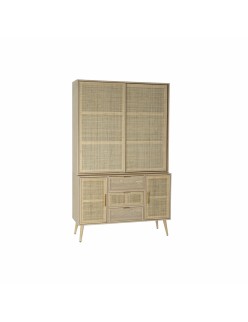 Stand Espositore DKD Home Decor 120 x 38,5 x 196 cm Naturale Legno MDF