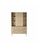 Stand Espositore DKD Home Decor 120 x 38,5 x 196 cm Naturale Legno MDF