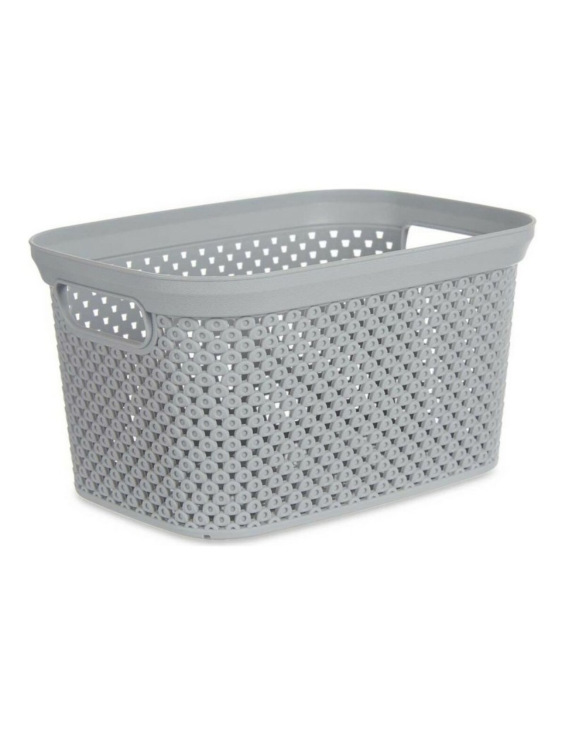 Basket Kipit Grey Plastic 3 L 16,5 x 12,5 x 23 cm