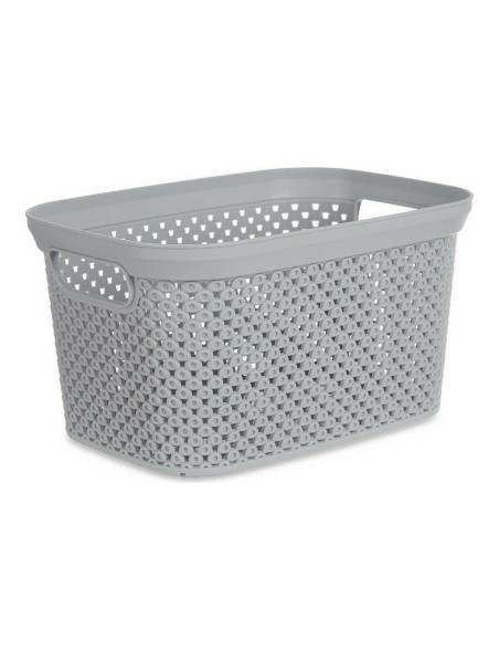 Basket Kipit Grey Plastic 3 L 16,5 x 12,5 x 23 cm