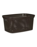 Basket Kipit 081057-4 Brown Plastic 10 L 24 x 17 x 35 cm