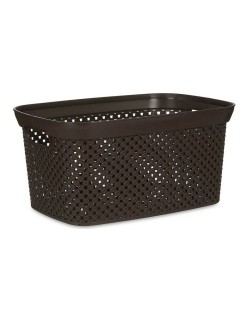Basket Kipit 081057-4 Brown Plastic 10 L 24 x 17 x 35 cm