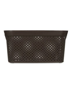 Basket Kipit 081057-4 Brown Plastic 10 L 24 x 17 x 35 cm