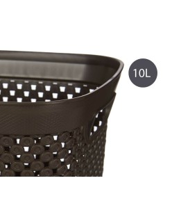 Korb Kipit 081057-4 Braun Kunststoff 10 L 24 x 17 x 35 cm