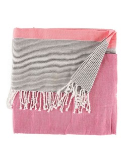 Foulard Multiuso Righe 160 x 200 cm Rosa