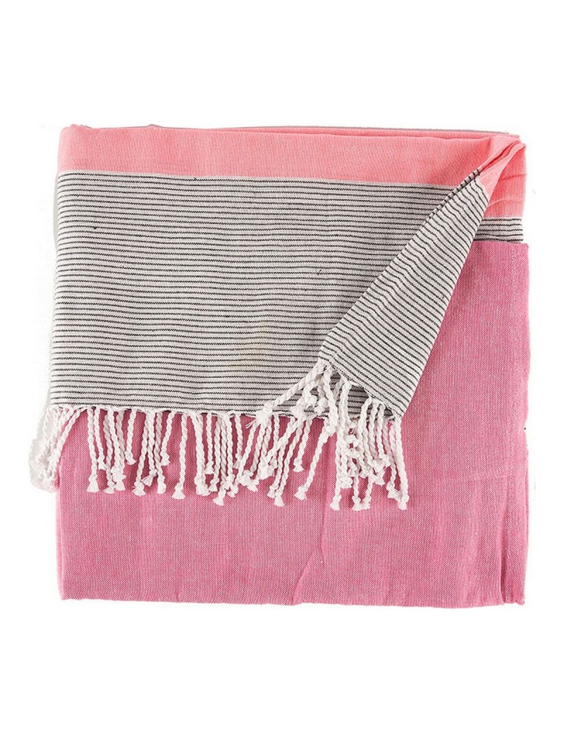 Foulard Multiuso Righe 160 x 200 cm Rosa
