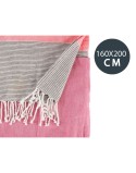 Foulard Multiuso Righe 160 x 200 cm Rosa