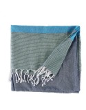 Foulard Multiuso Righe Azzurro (160 x 200 cm)