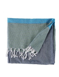 Foulard Multiuso Righe Azzurro (160 x 200 cm)