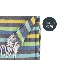 Foulard Multiuso Righe Verde