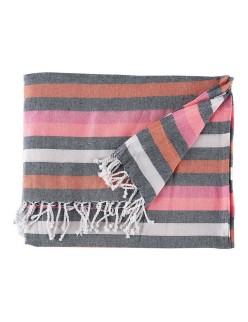 Foulard Multiuso Righe Rosa (160 x 200 cm)