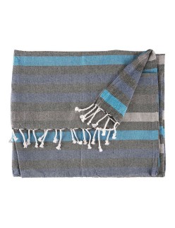 Foulard Multiuso Righe Azzurro (170 x 90 cm)