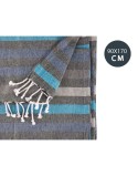 Foulard Multiuso Righe Azzurro (170 x 90 cm)