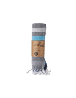 Foulard multi-usages Rayures Bleu (170 x 90 cm)