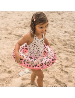 Inflatable Float Swim Essentials Leopard Light Pink
