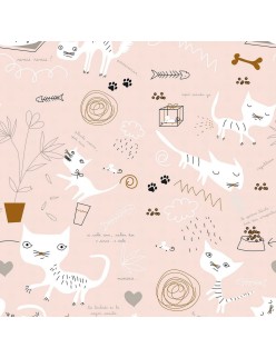 Copripiumino Panzup Cats Osimano (260 x 220 cm)