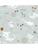 Housse de Couette Panzup Cats Lit king size (260 x 220 cm)