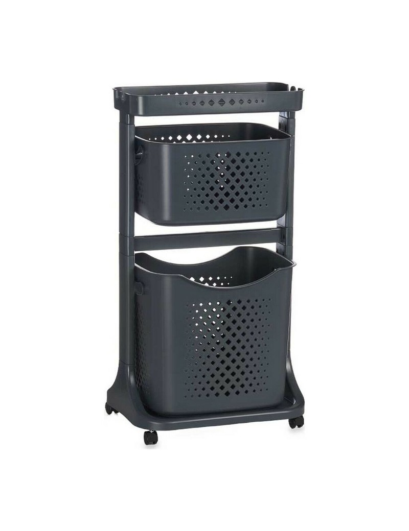 Clothes Trolley Kipit TP-748-2 Anthracite Plastic
