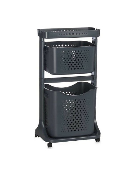 Clothes Trolley Kipit TP-748-2 Anthracite Plastic