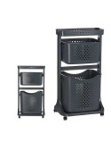 Clothes Trolley Kipit TP-748-2 Anthracite Plastic