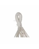 Hamaca DKD Home Decor Naranja Poliéster Algodón Pino Flecos (255 x 80 x 28 cm)