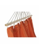 Hamac DKD Home Decor Orange Polyester Coton Pin Frange (255 x 80 x 28 cm)