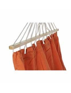 Hamac DKD Home Decor Orange Polyester Coton Pin Frange (255 x 80 x 28 cm)