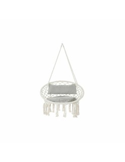 Cama de Rede DKD Home Decor Bege Cinzento Grená 82 x 62 x 123 cm (82 x 62 x 123 cm)
