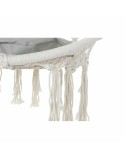 Cama de Rede DKD Home Decor Bege Cinzento Grená 82 x 62 x 123 cm (82 x 62 x 123 cm)