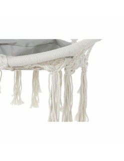 Hamac DKD Home Decor Beige Gris Bordeaux 82 x 62 x 123 cm (82 x 62 x 123 cm)