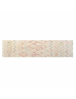 Tapis DKD Home Decor 60 x 240 x 0,7 cm Polyester Multicouleur Losanges