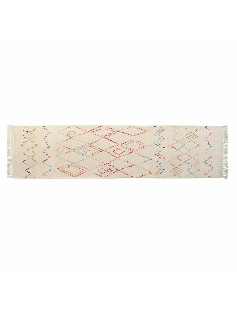 Tapis DKD Home Decor 60 x 240 x 0,7 cm Polyester Multicouleur Losanges