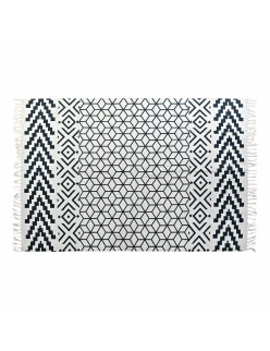 Alfombra DKD Home Decor Gris Blanco (160 x 230 x 1 cm)