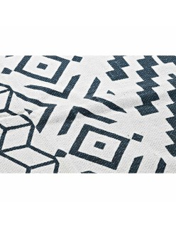 Alfombra DKD Home Decor Gris Blanco (160 x 230 x 1 cm)