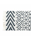 Teppich DKD Home Decor Grau Weiß (160 x 230 x 1 cm)
