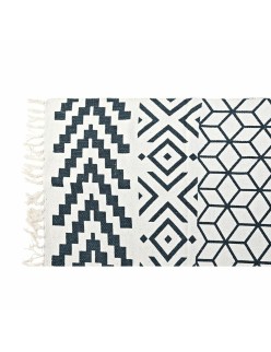 Alfombra DKD Home Decor Gris Blanco (160 x 230 x 1 cm)