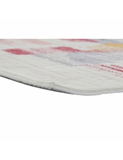 Alfombra DKD Home Decor Abstracto Multicolor (122 x 180 x 0,7 cm)