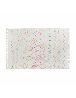 Alfombra DKD Home Decor Multicolor Rombos 160 x 230 x 0,7 cm